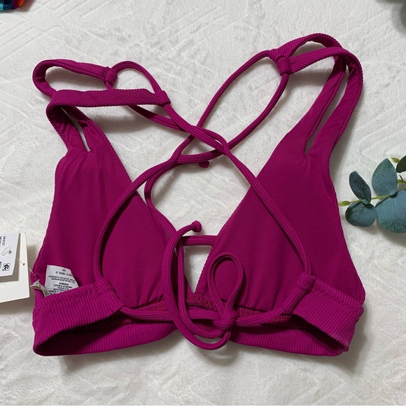 NWT BECCA BY REBECCA VIRTUE Elaine Bralette Bikini Top - Picture 7 of 8
